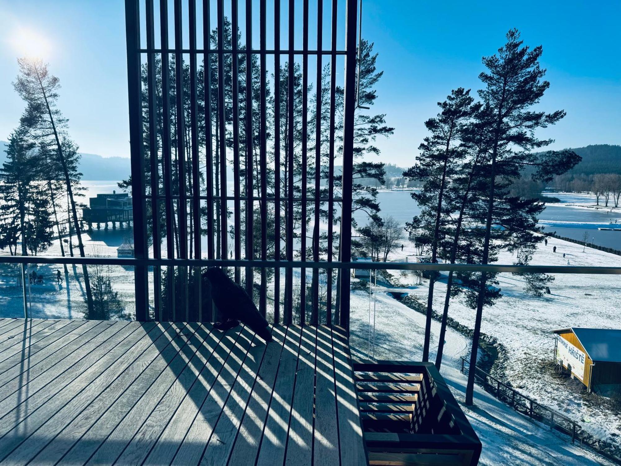 Molo Lipno Resort Luxusni Apartman 4Kk เชสกี้ครุมลอฟ ภายนอก รูปภาพ