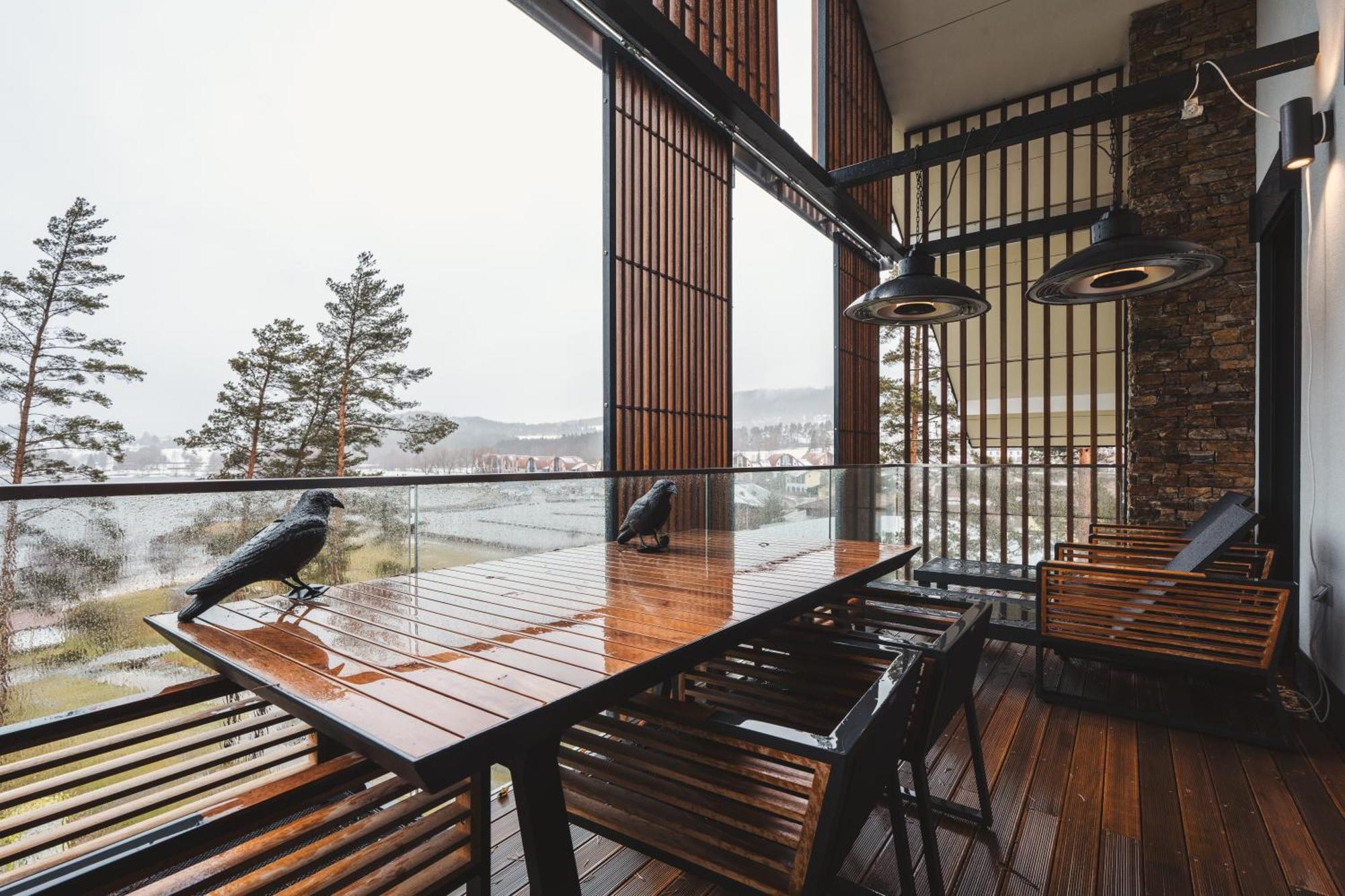 Molo Lipno Resort Luxusni Apartman 4Kk เชสกี้ครุมลอฟ ภายนอก รูปภาพ
